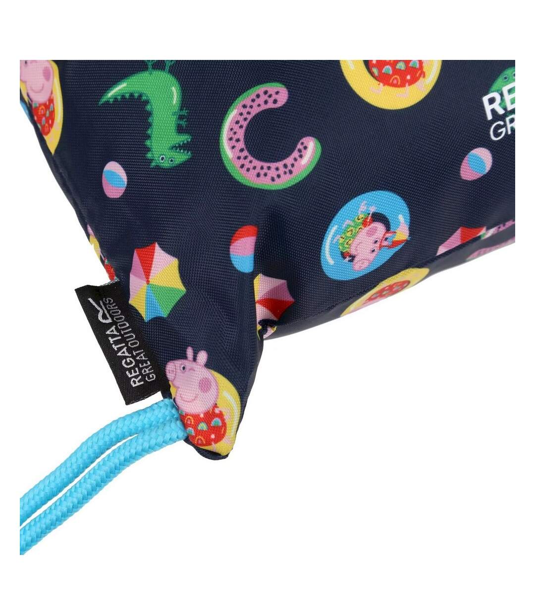 Childrens/kids Peppa Pig Drawstring Bag One Size Navy Regatta-3