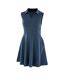 Womens/ladies recycled athletic dress navy Spiro Recycled