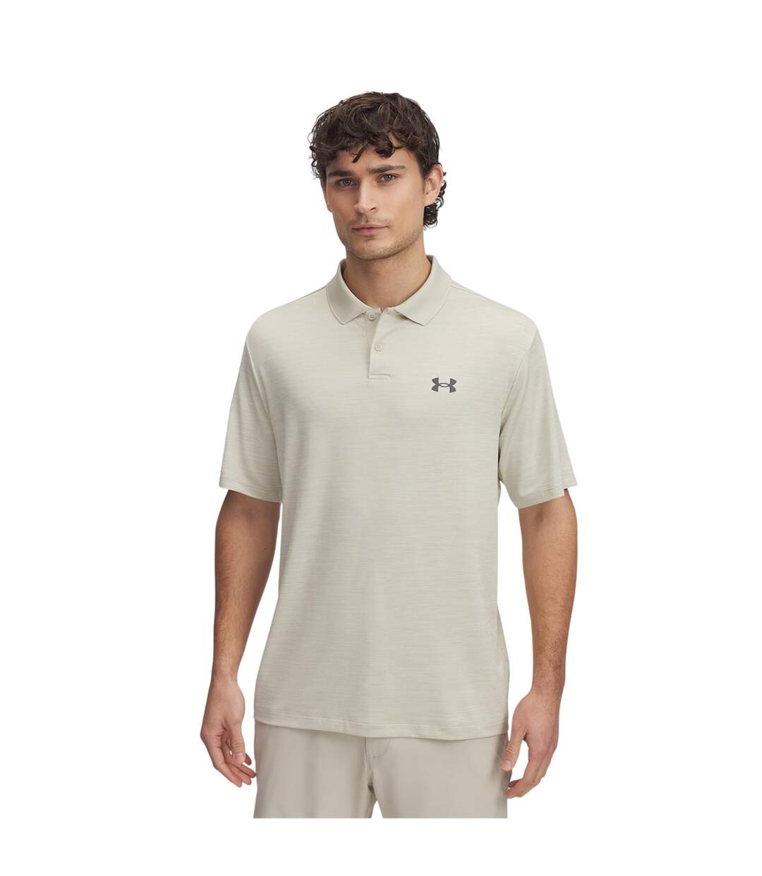 Polo Performance Homme Vert Kaki Under Armour-4