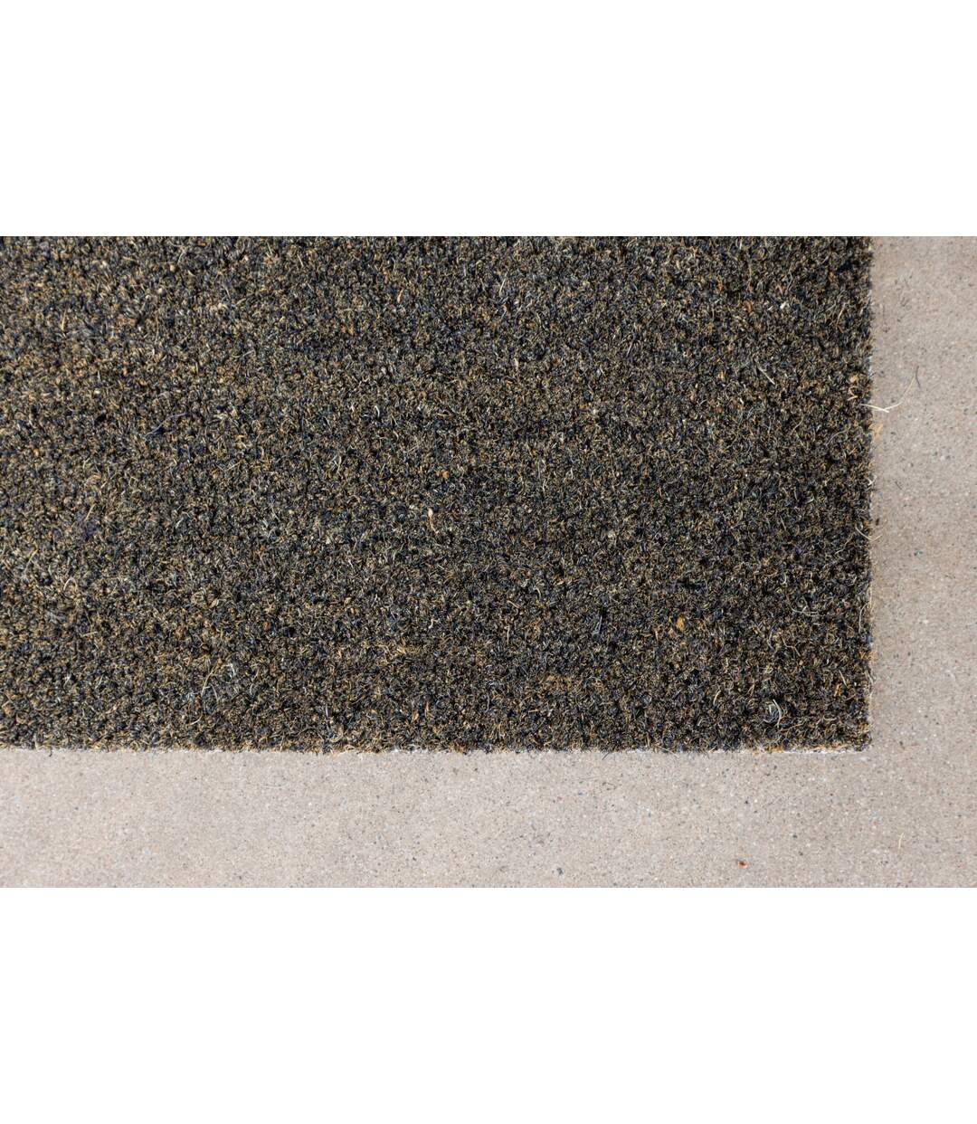 Paillasson en Fibre de Coco Lionel 45x75cm Marron-4