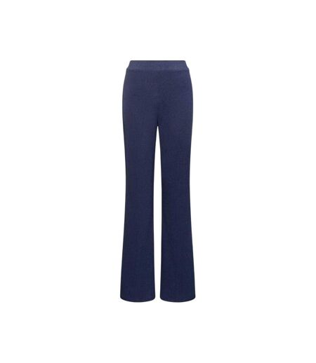 Womens/ladies Meera Flared Trousers Blue French Connection