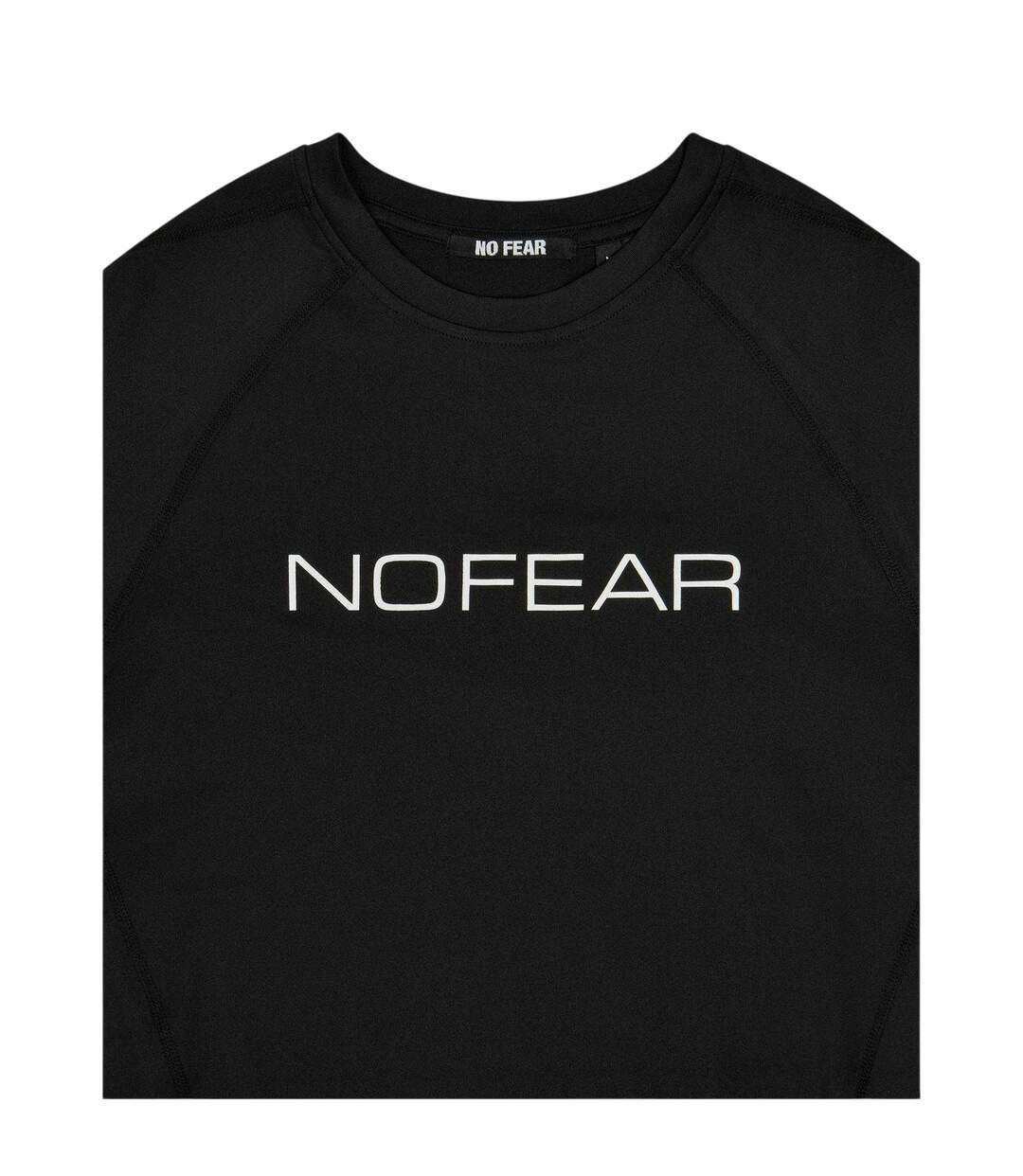 T-shirt Manches Longues Raglan Motif/style Logo Homme Noir No Fear-2