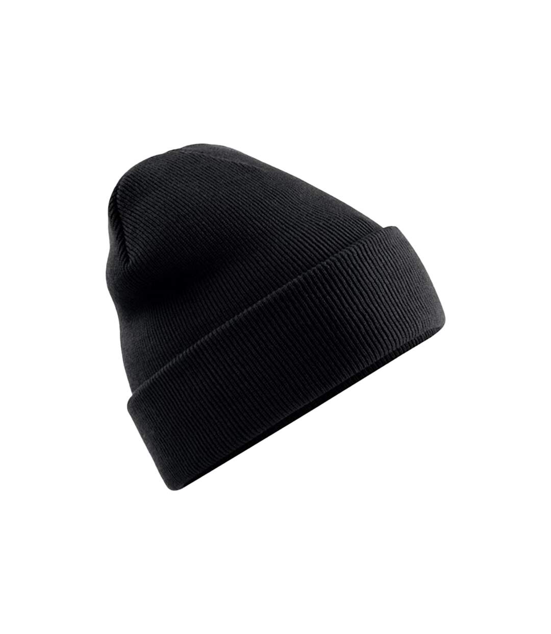Unisex Adult Original Polylana Cuffed Beanie Black Beechfield-1