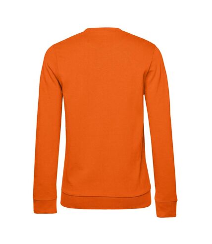 B&C Womens/Ladies Set-in Sweatshirt (Pure Orange)
