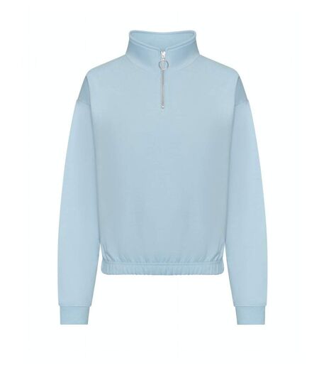 Awdis Femmes/Ladies Just Hoods Crop Sweatshirt (Bleu ciel) - UTRW8306