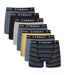 Mens Madhu 7 Pack Boxer Shorts Cotton Assorted Underwear Trunks Briefs-1