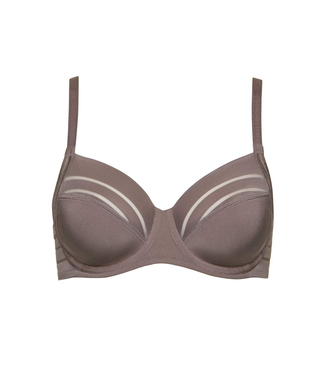 Soutien-gorge emboîtant Alegra marron bonnets F à H Lisca