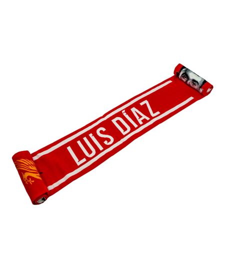 Liverpool FC - Écharpe LUIS DIAZ (Rouge / Blanc) (Taille unique) - UTTA11647