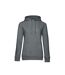 Femme/ladies Queen Hoody Gris Foncé Chiné B&C-1