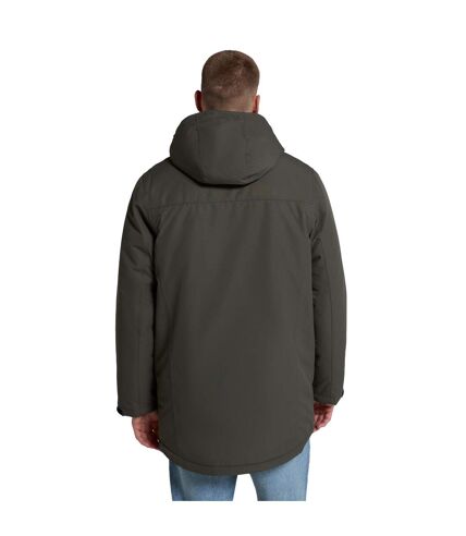 Mens lisbon waterproof parka dark khaki Animal