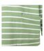 Sweat Motif/style Rayé Femme Vert Gazon Lazy Jacks-2