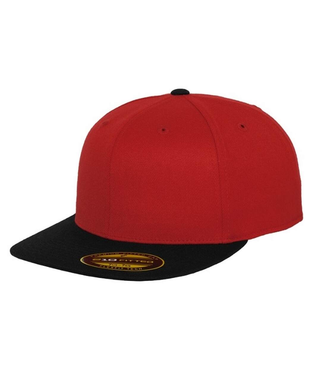 Casquette De Baseball Premium Rouge Noir Flexfit-3