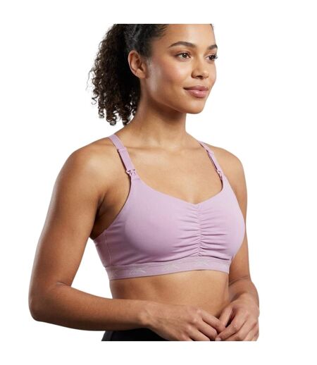 Brassière De Sport Femme Rose Reebok