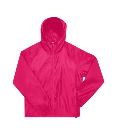 Coupe-vent #reset adulte rose magenta B&C