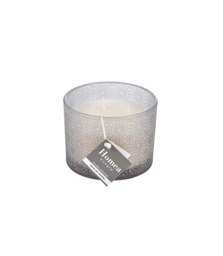 Bougie Parfumée 3 Mèches Graphic Ethnic 11cm Gris Clair