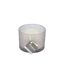 Bougie Parfumée 3 Mèches Graphic Ethnic 11cm Gris Clair-2