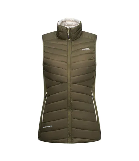 Veste Sans Manches Leedre Femme Kaki Foncé Beige Clair Regatta