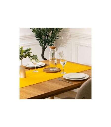 Chemin de Table Maha 38x140cm Jaune