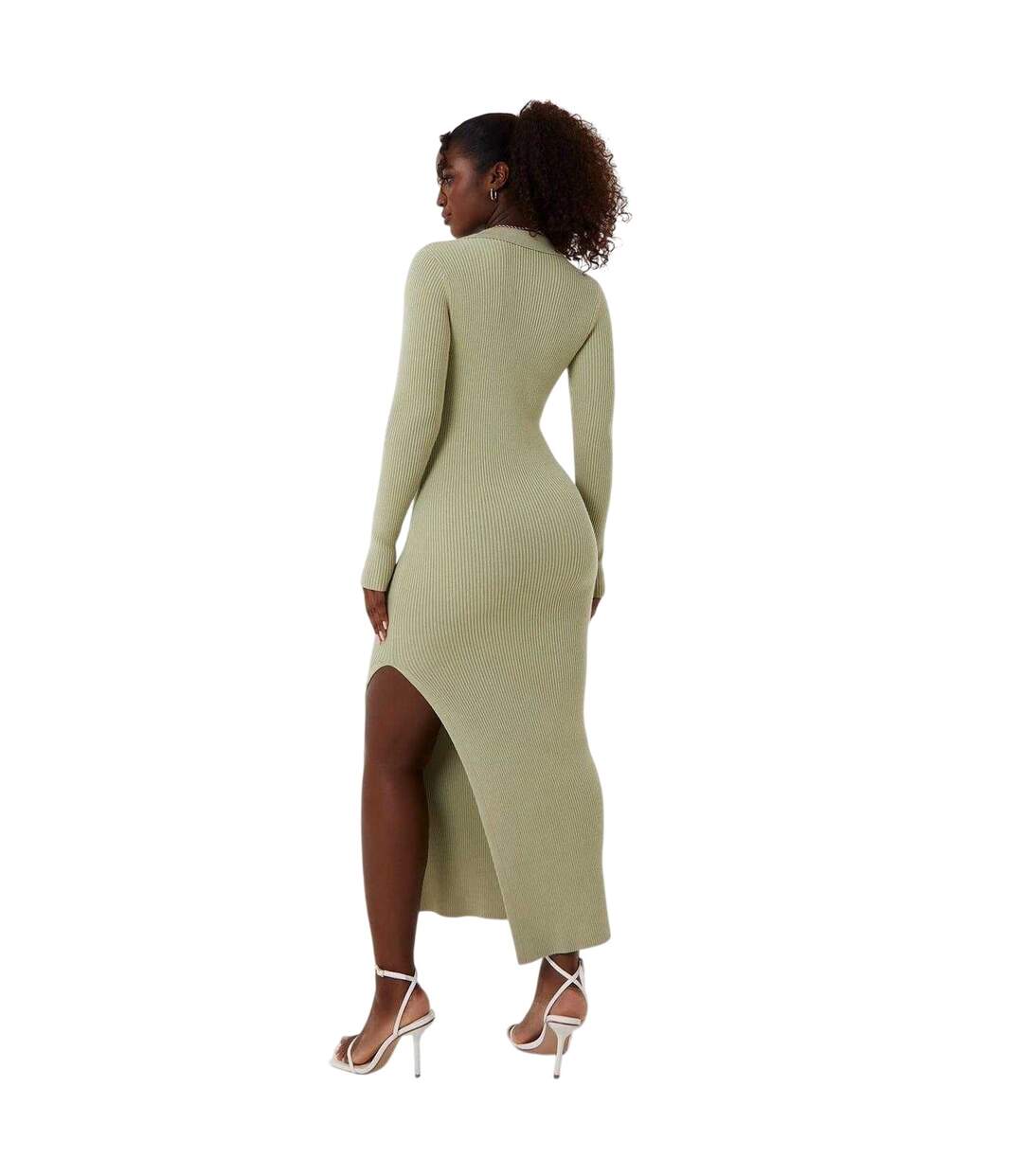 Robe Polo Femme Vert Kaki Pâle Jack Wills-3
