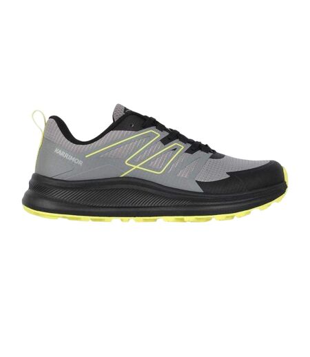 Mens Duma 00 Trainers Grey Black Fluro Yellow Karrimor