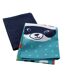 Lot de 2 Torchons Enfant Mini Chef 50x70cm Bleu-1