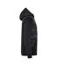 Mens Utah Padded Jacket Black Clique-4