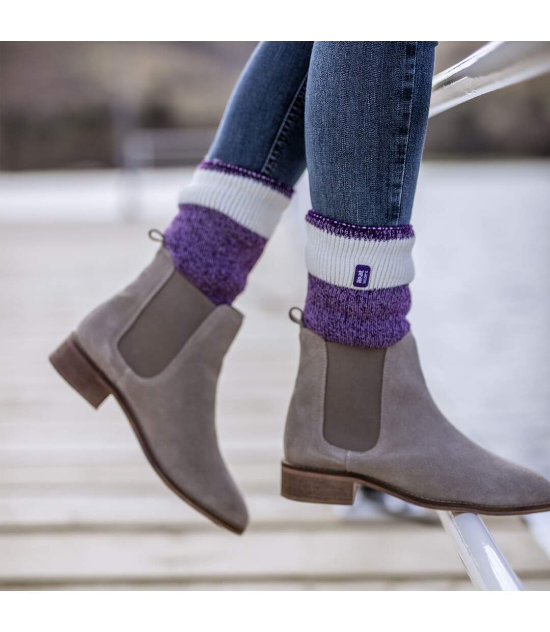 Heat Holders - Lot 3 Paires Chaussettes Thermiques Isolées Femme Hiver-3