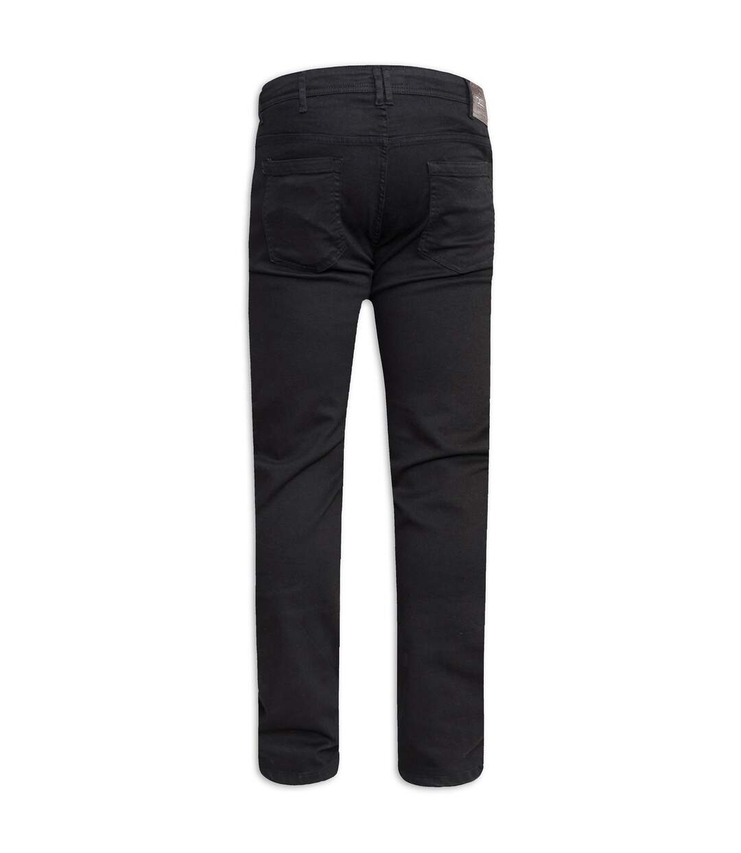 Jean extensible claude homme noir Duke-2