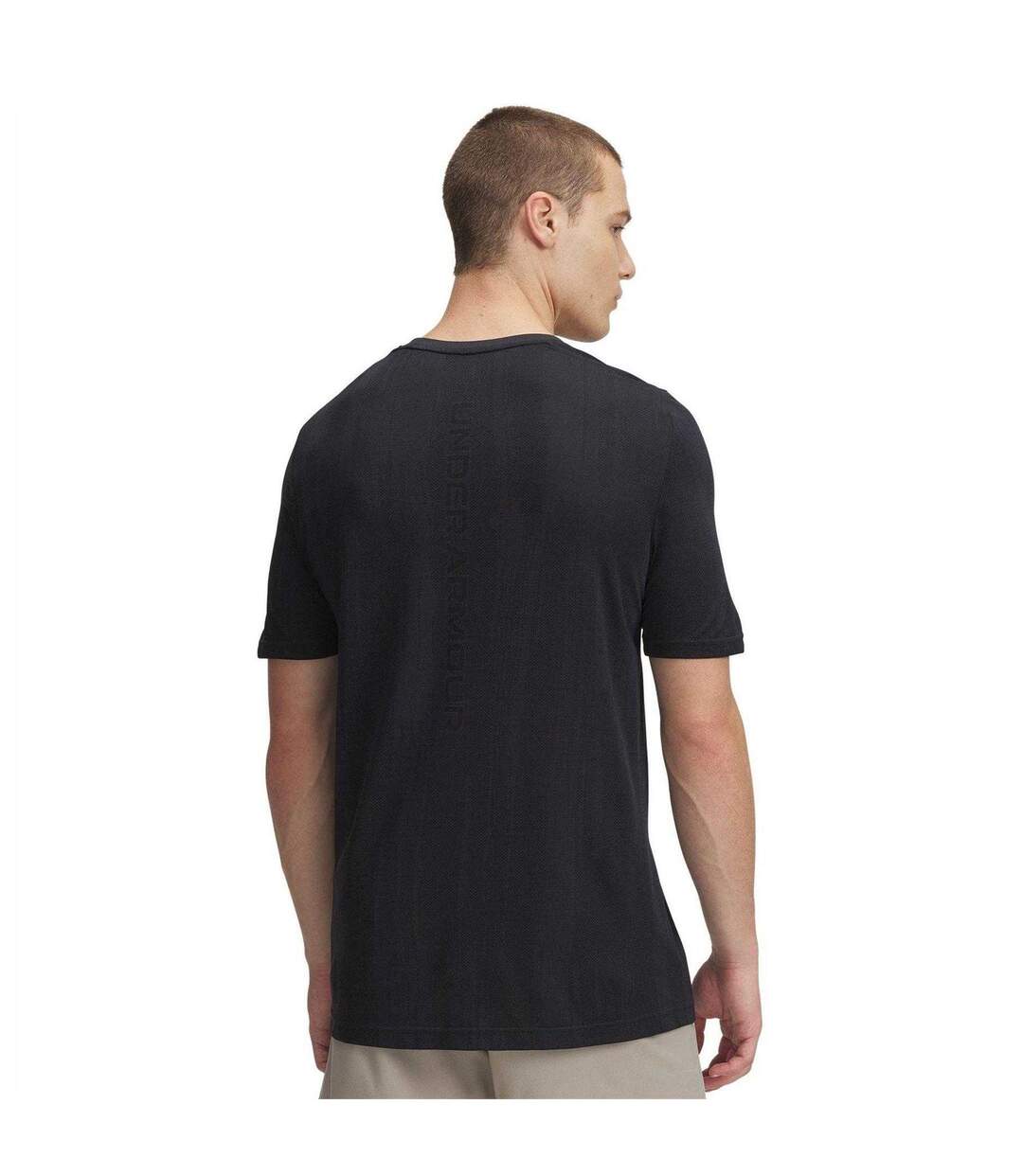 Mens Classic Logo T-shirt Black Under Armour-2