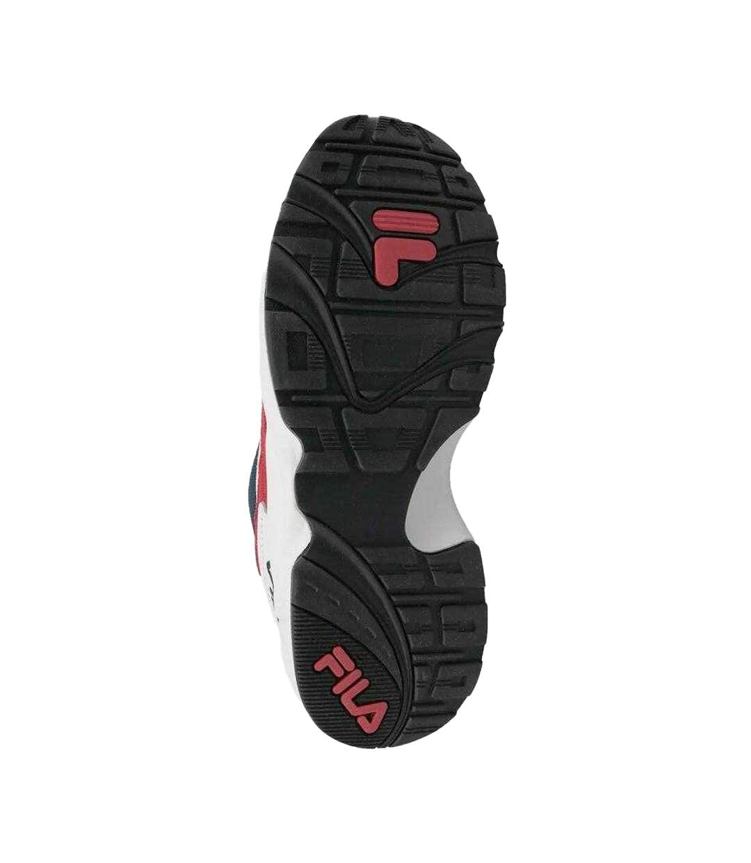 Baskets Femme Blanc Rouge Bleu Marine Fila-4