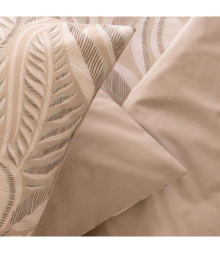 Parure de Lit Imprimée Nalh 240x220cm Beige