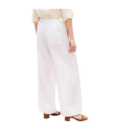 Pantalon Femme Blanc Tommy Hilfiger