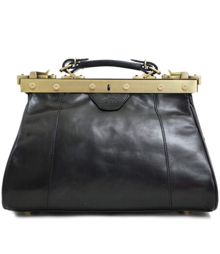 Katana - Sac à main en cuir Doctor Bag - noir - 6506