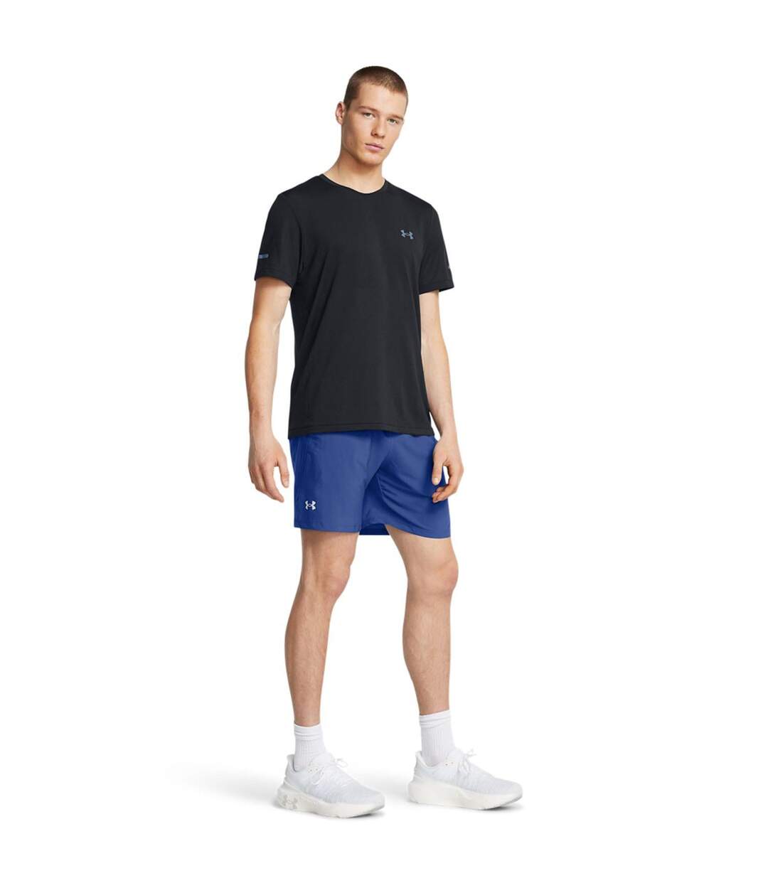 T-shirt Seamlestride Homme Bleu Marine Under Armour-3