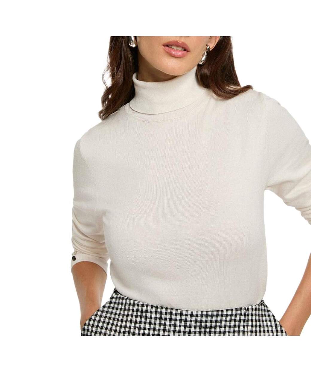 Pull blanc femme morgan mfloria-1