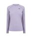 Haut Manches Longues Motif/style Uni Aeron 2.0 Femme Lavande Gris Dhb-1