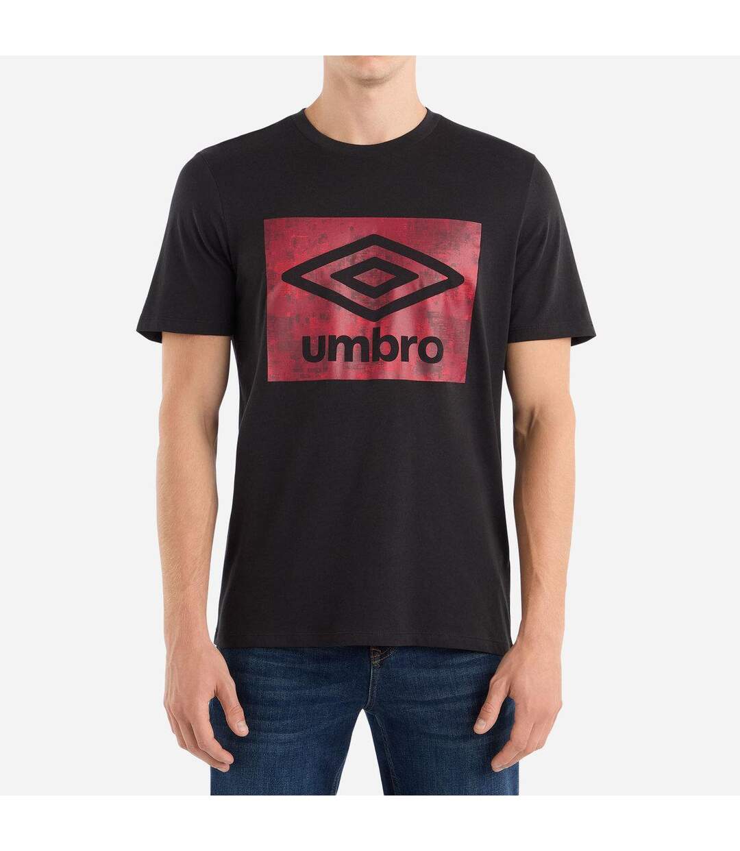 Mens Digi Camo Box T-shirt Black Umbro-1