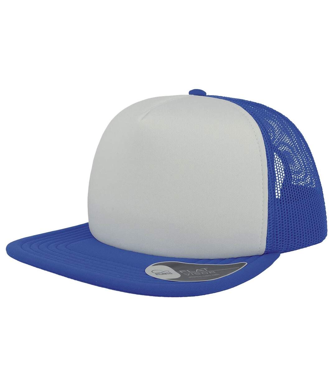 Casquette trucker snap 90s adulte blanc Atlantis-1