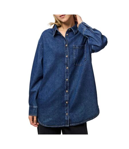 Chemise bleu foncé femme pieces maisie