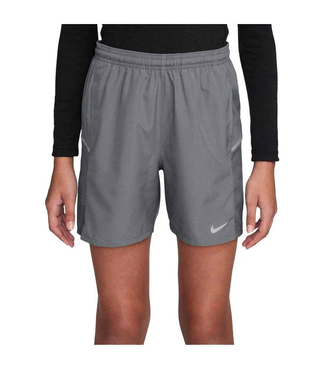 Short De Course Miler Femme Taupe Nike-1