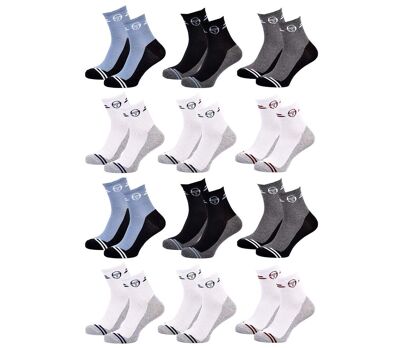 Chaussettes SERGIO TACCHINI QUARTER 12 Pcs 7515