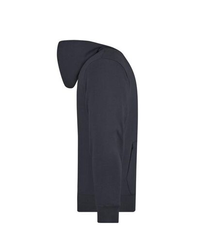 Sweat À Capuche Homme Bleu Marine James And Nicholson