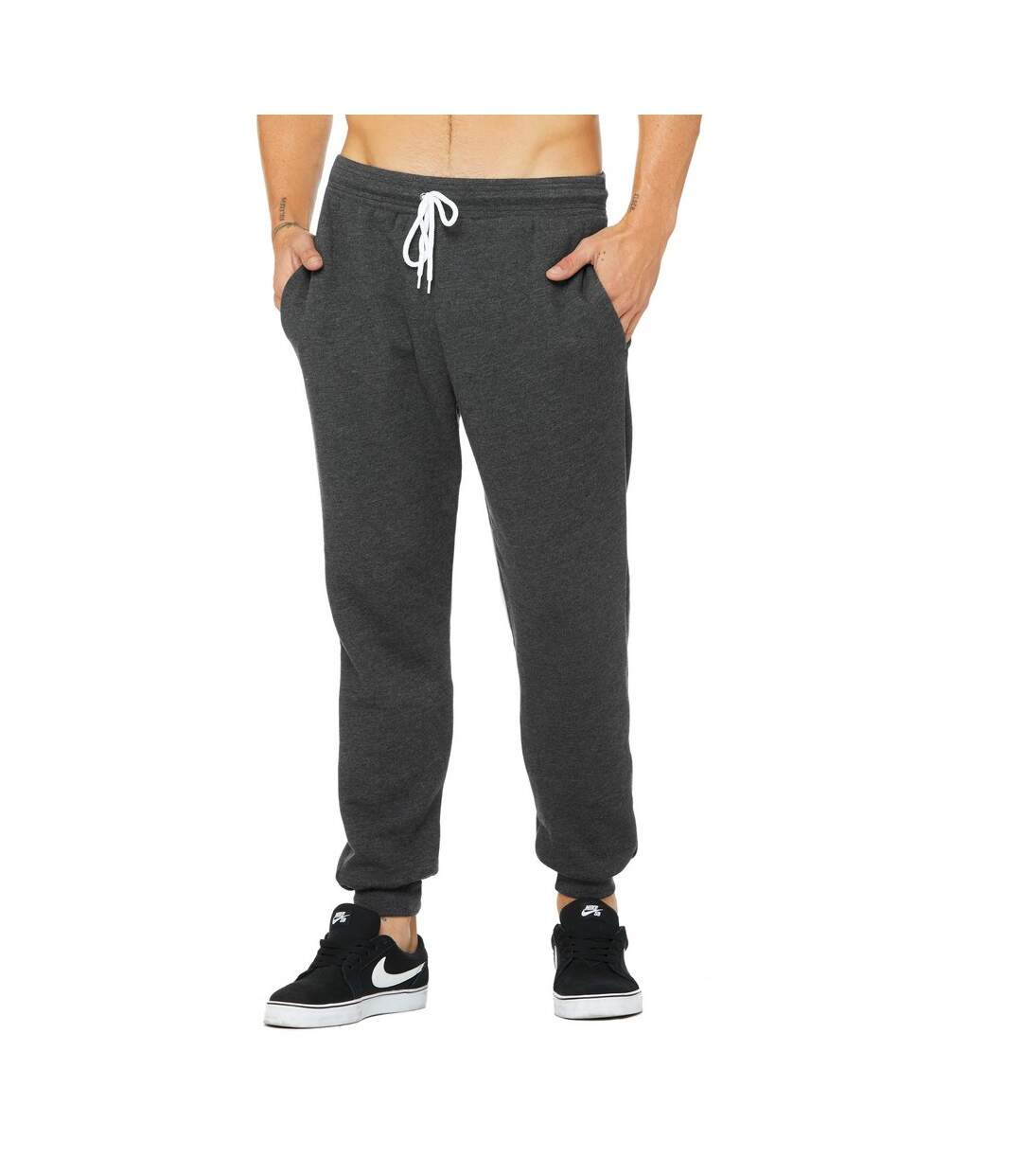 Canvas Pantalon de survêtement Jogger unisexe (Gris) - UTPC3340