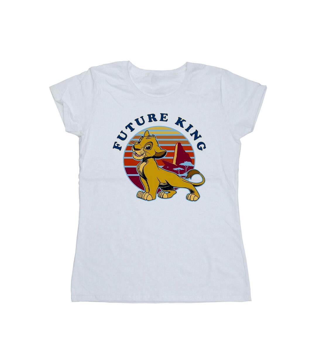 Disney T-shirt en coton Femme/Ladies The Lion King Future King (Blanc) - UTBI25285-1