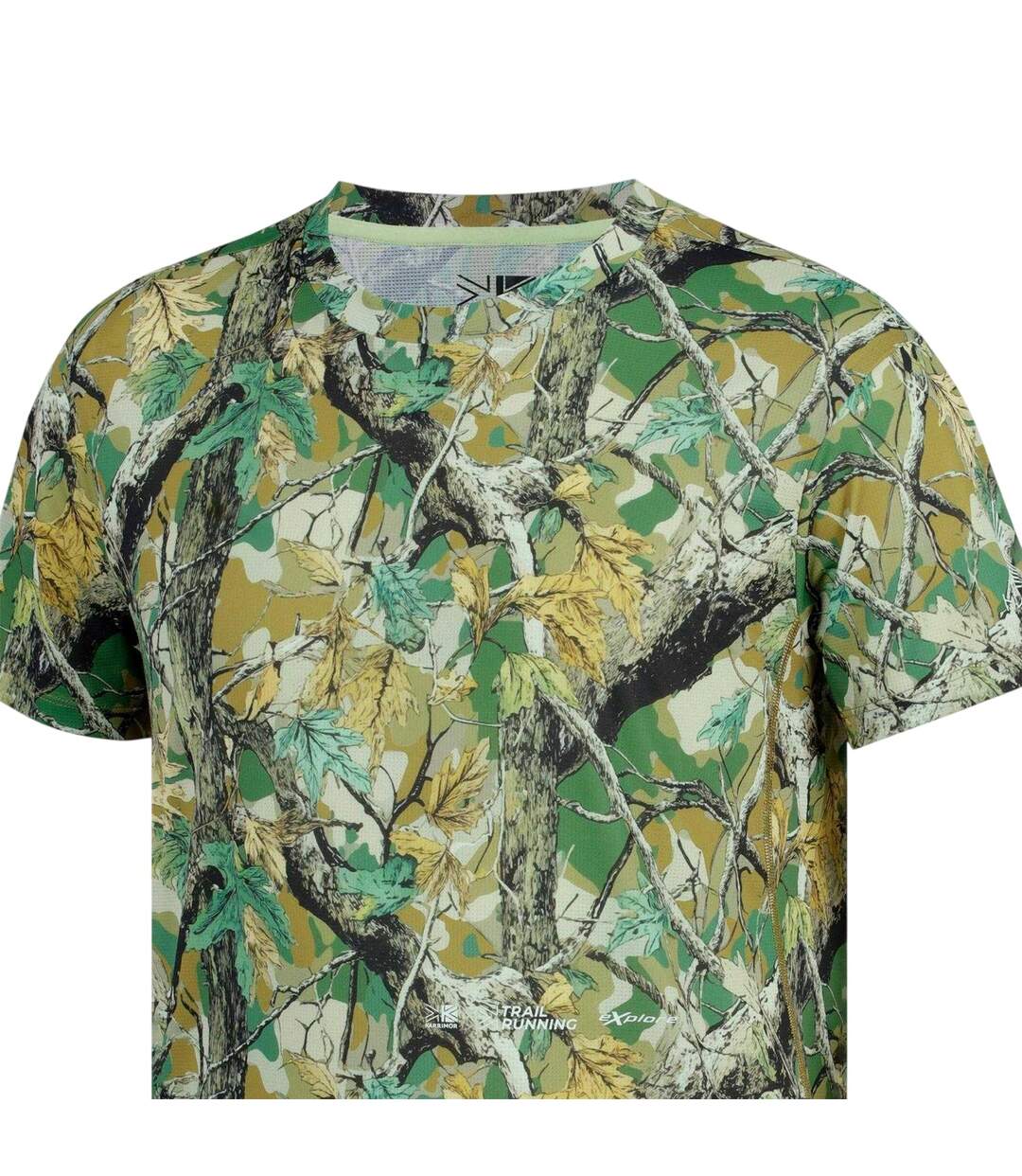 T-shirt Motif/style Forêt Trail Homme Vert Karrimor-3