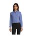 Blouse Executive Femme Bleu Violet Pastel SOLS-1