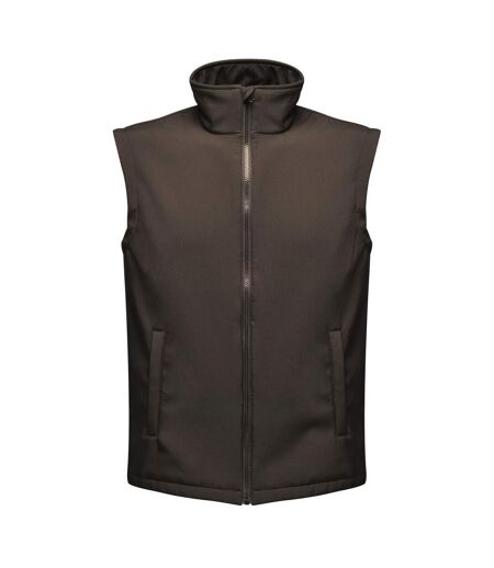 Professional Mens Ablaze Soft Shell Bodywarmer Black Black Regatta