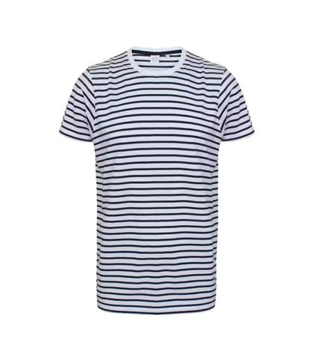 T-shirt Adulte Blanc Bleu Marine Oxford SF Men