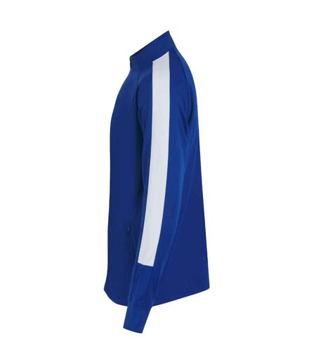 Haut de survêtement homme bleu roi / blanc Finden & Hales