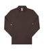 Mens My Long-sleeved Polo Shirt Roasted Coffee B&C-1